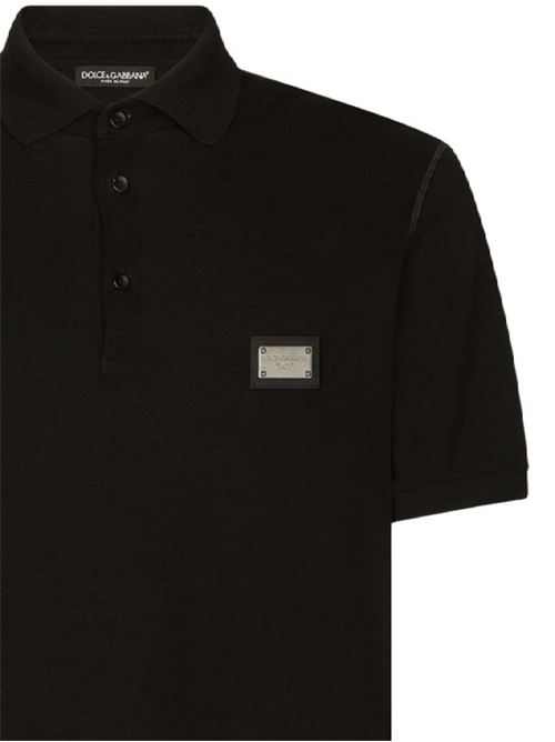 Black polo DOLCE&GABBANA | G8PL4TG7F2HN0000